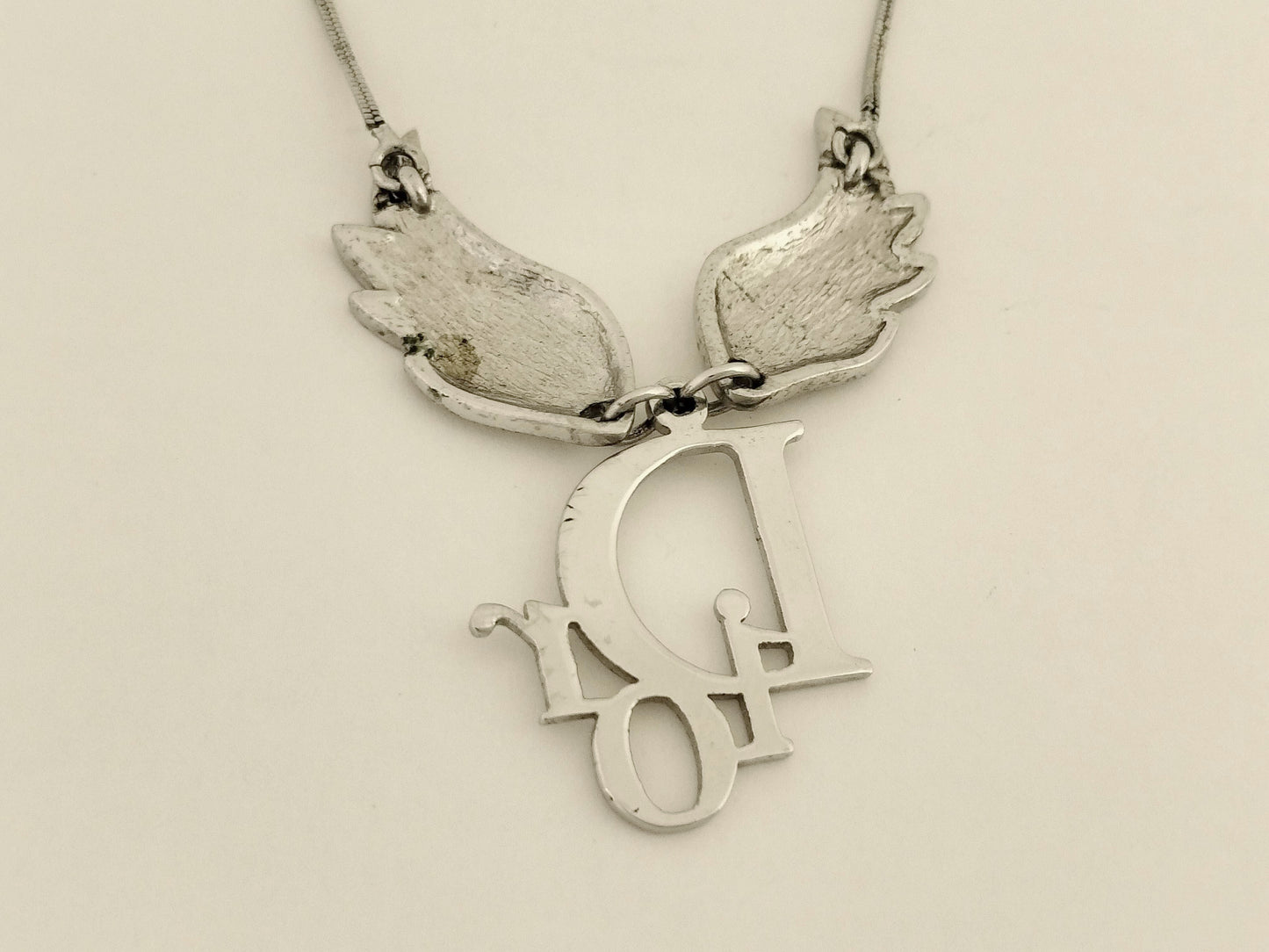 christian dior rare angel wings necklace