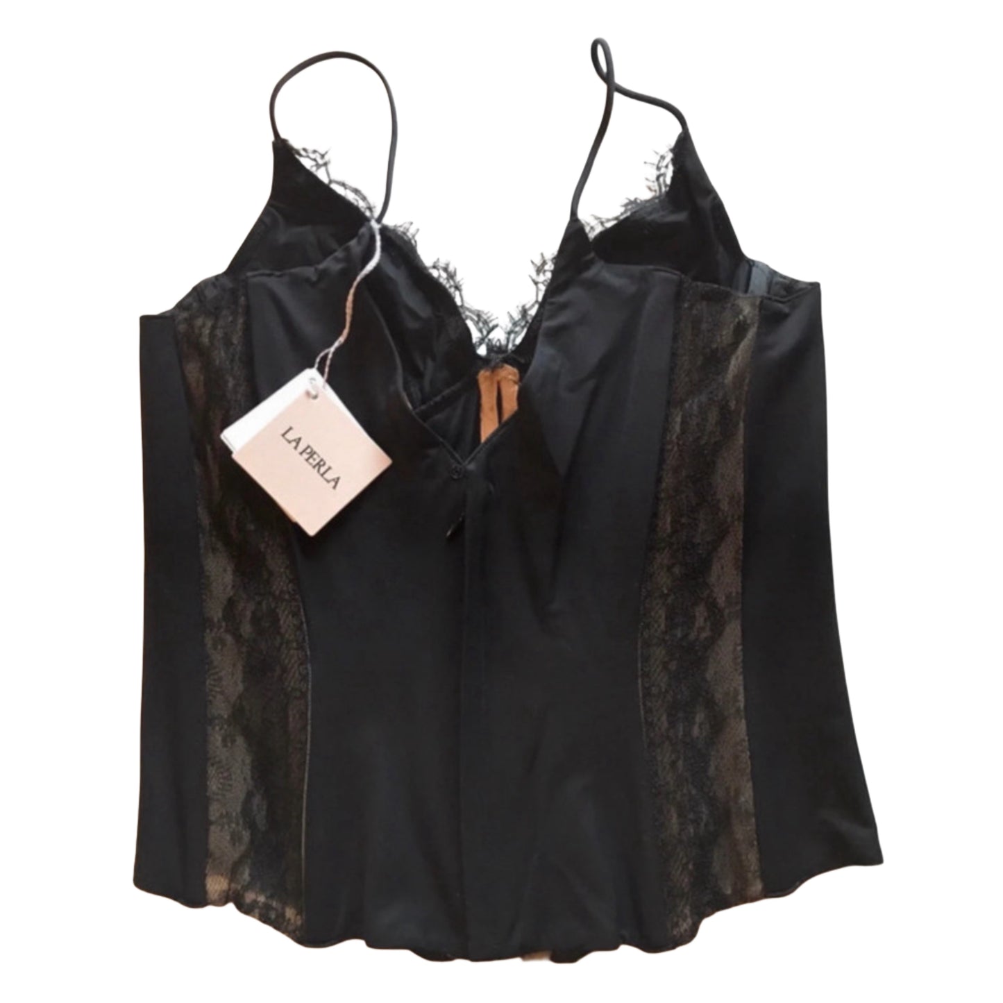 La Perla Vintage Lace Corset Bustier Top