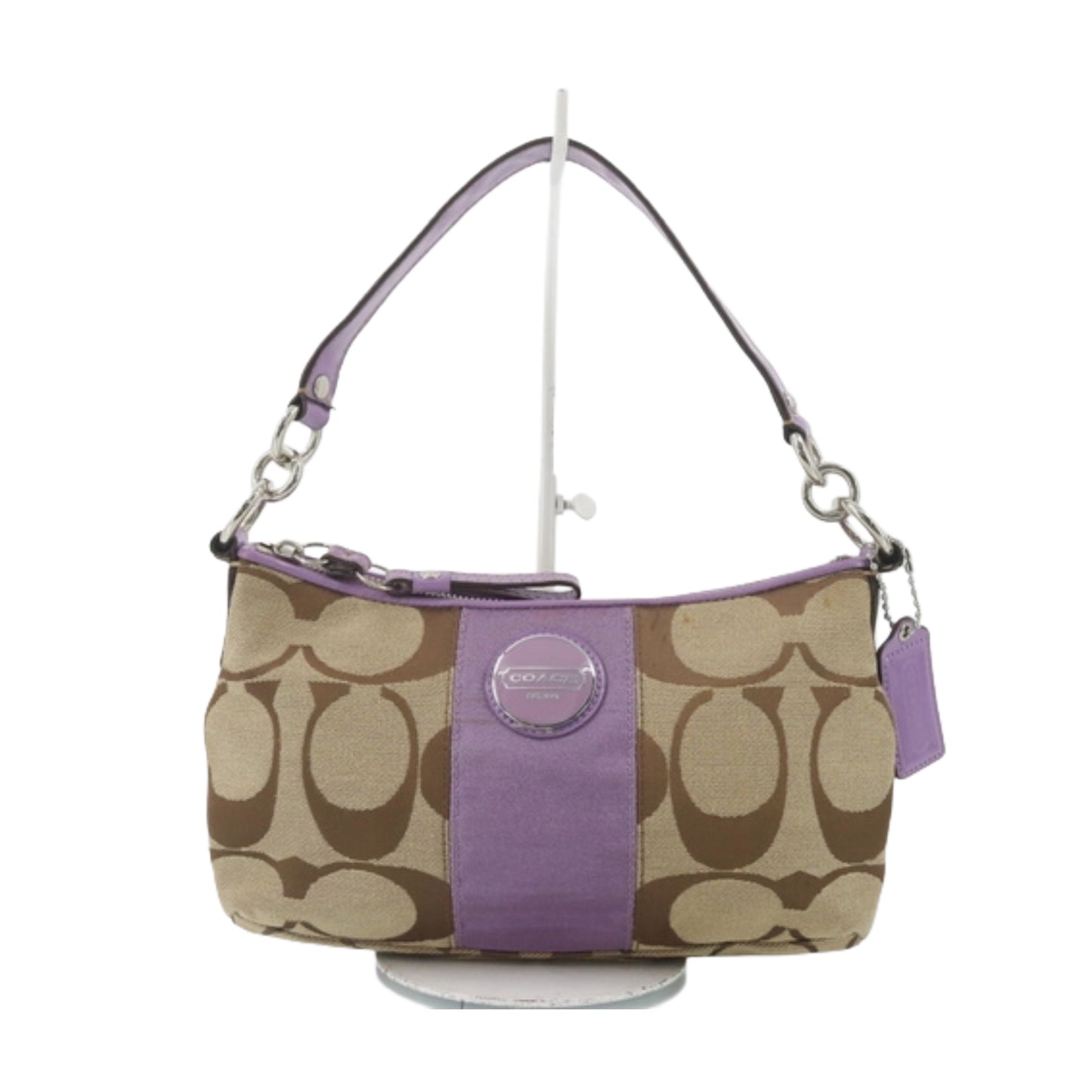 coach cute mini purple bag