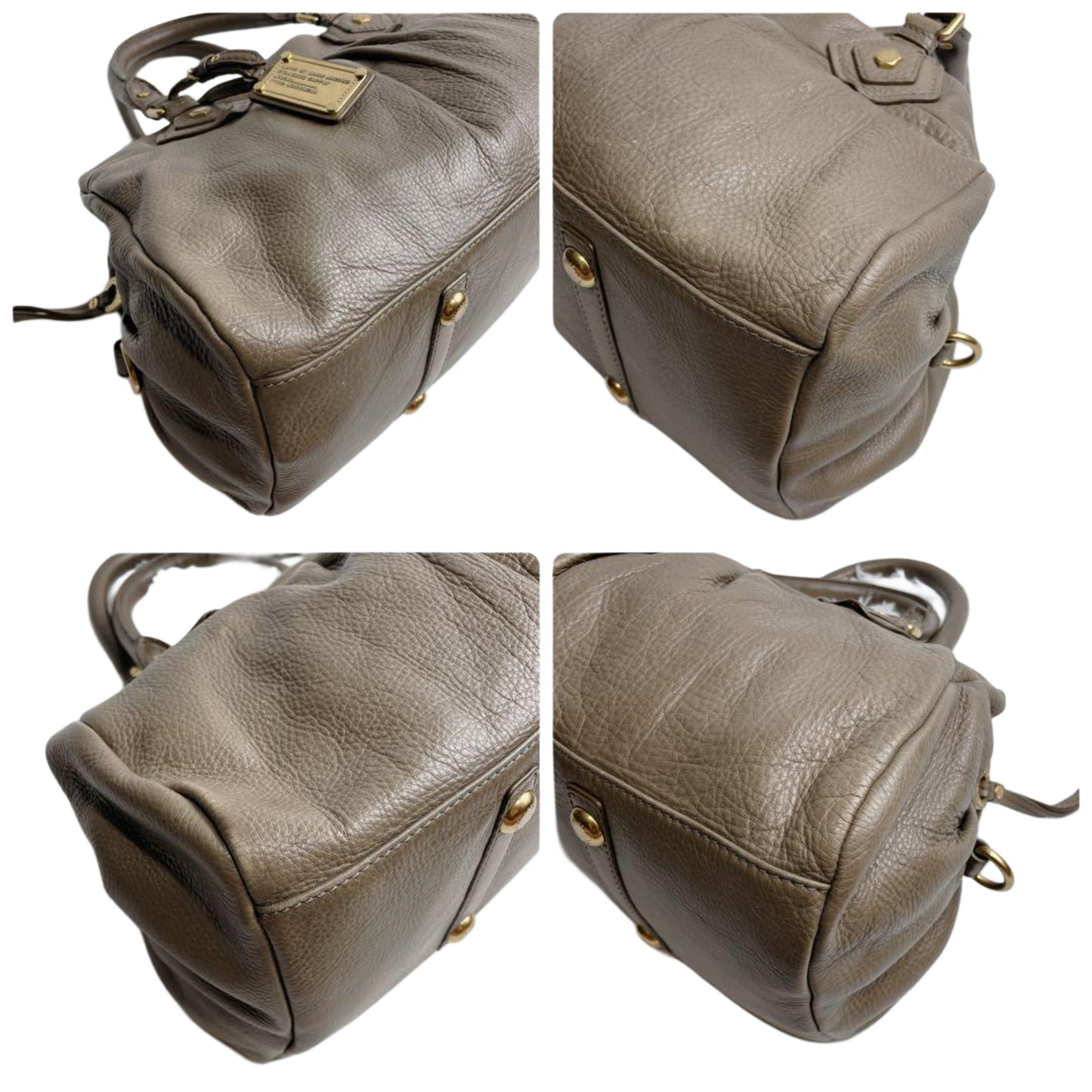 marc by marc jacobs beige large groovee bag