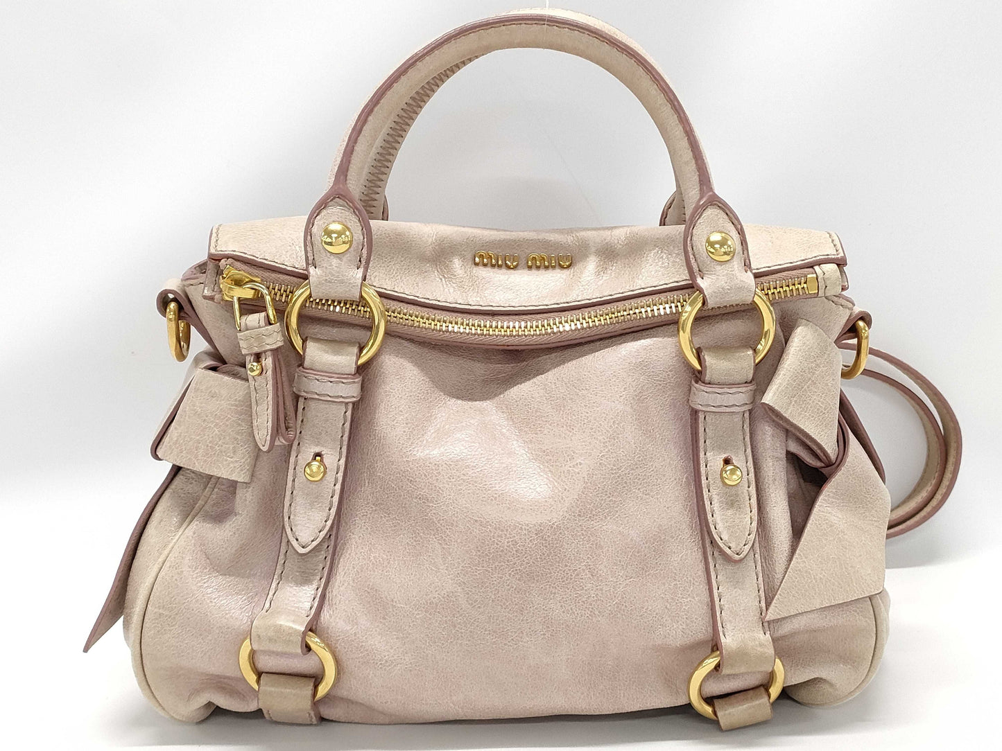 miu miu pale pink girly vitello bag