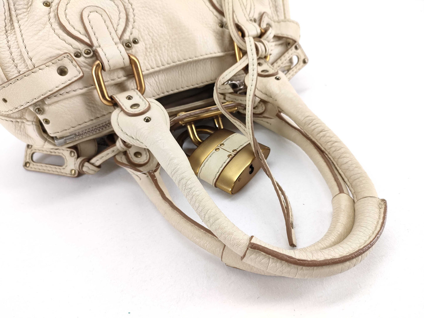 chloé ivory mini paddington
