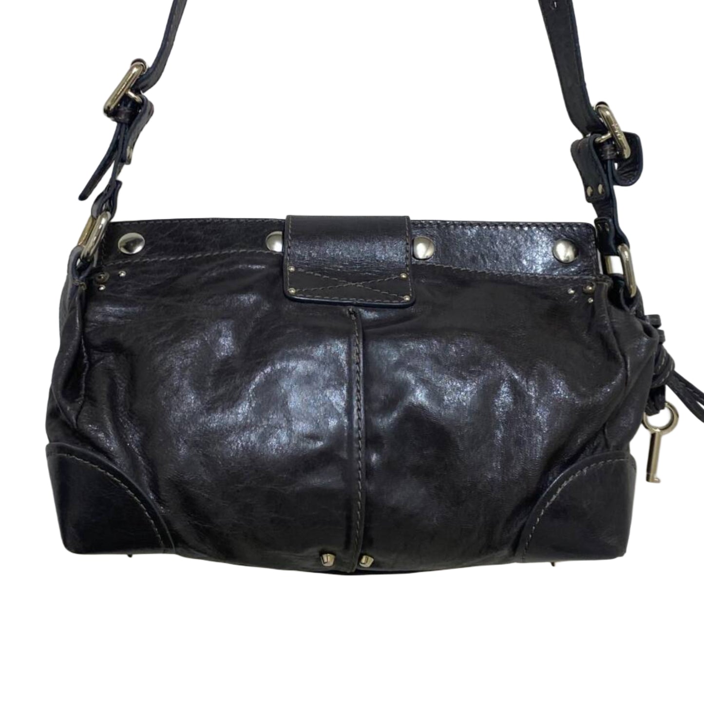 chloé vintage rare plexi paddington bag