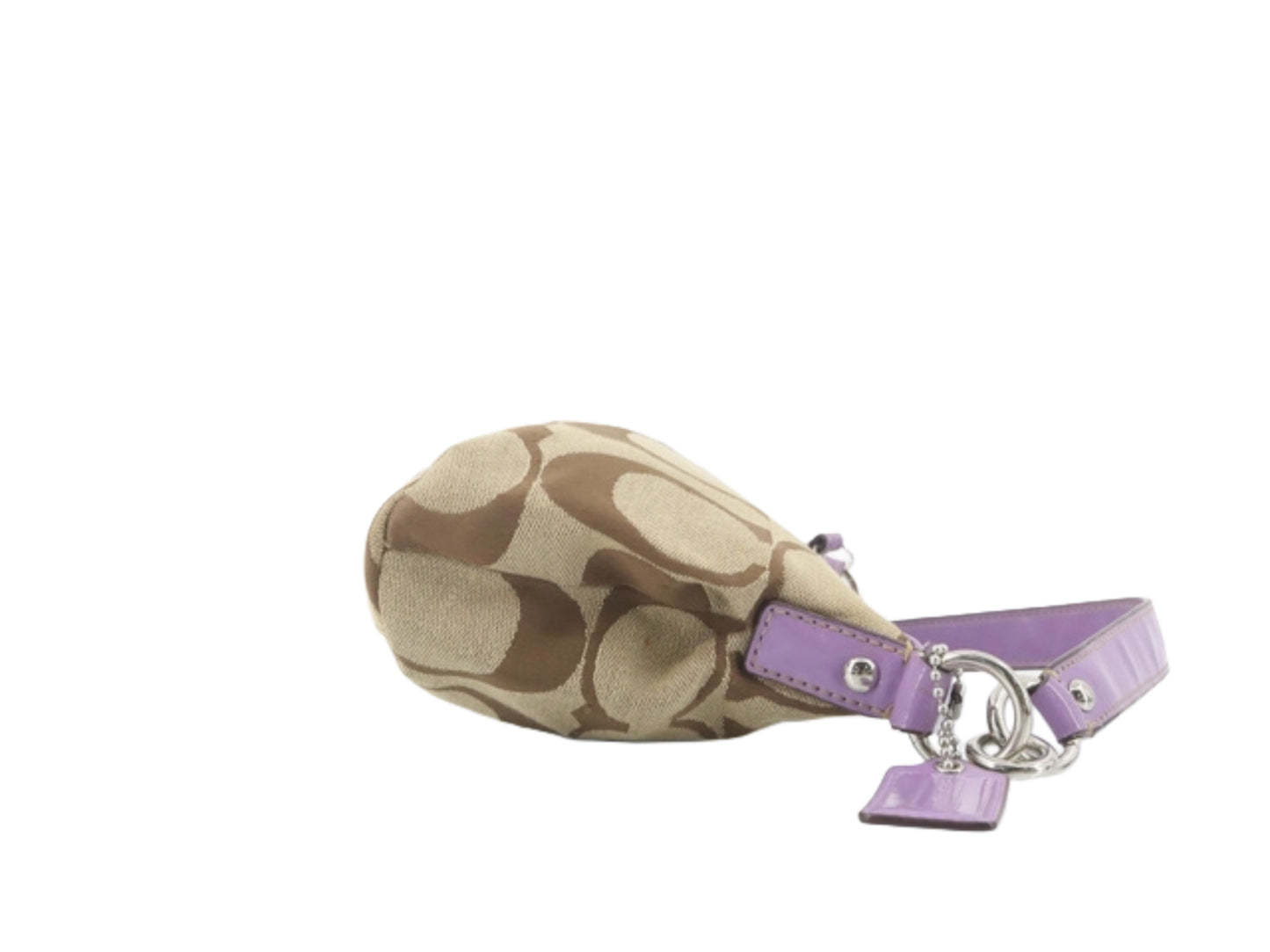 coach cute mini purple bag