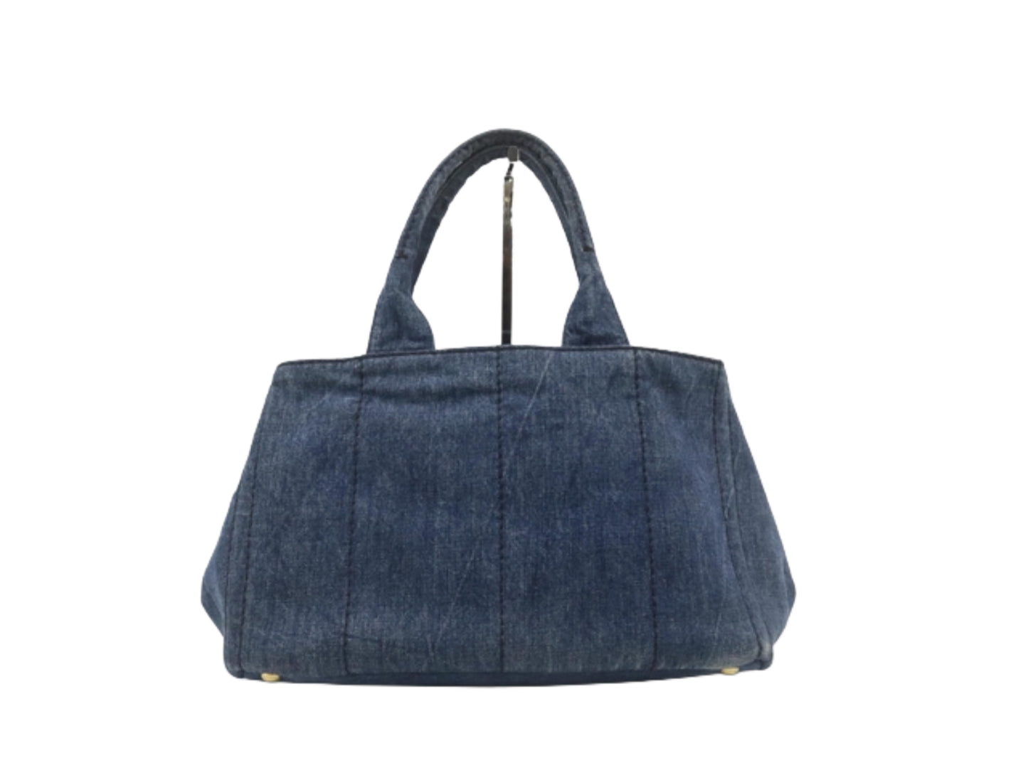 prada denim canapa handbag