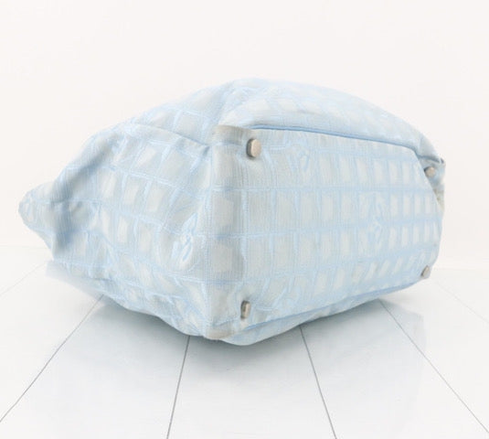 Chanel Baby Blue Travel Line Tote Bag