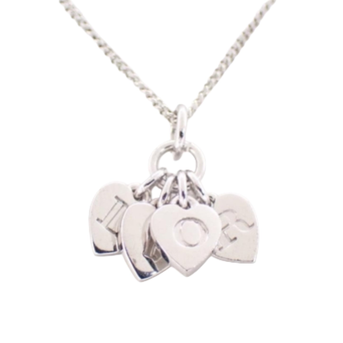 christian dior vintage hearts necklace
