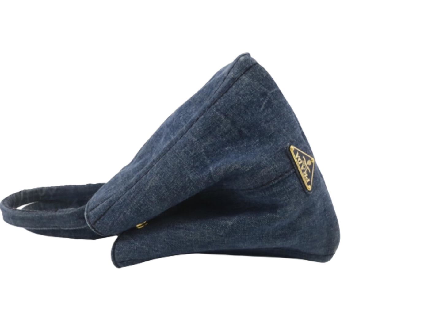 prada denim canapa handbag