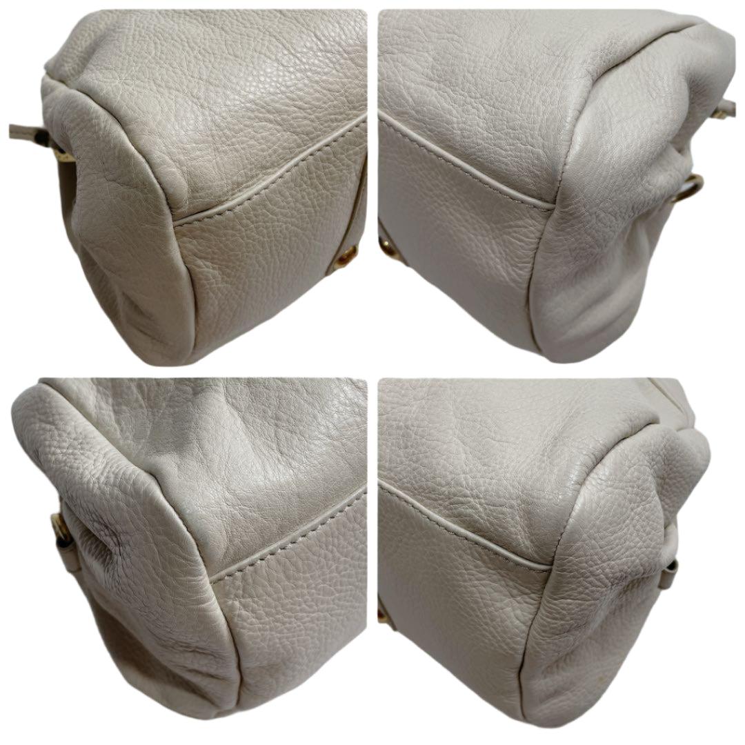 marc by marc jacobs ivory large groovee bag