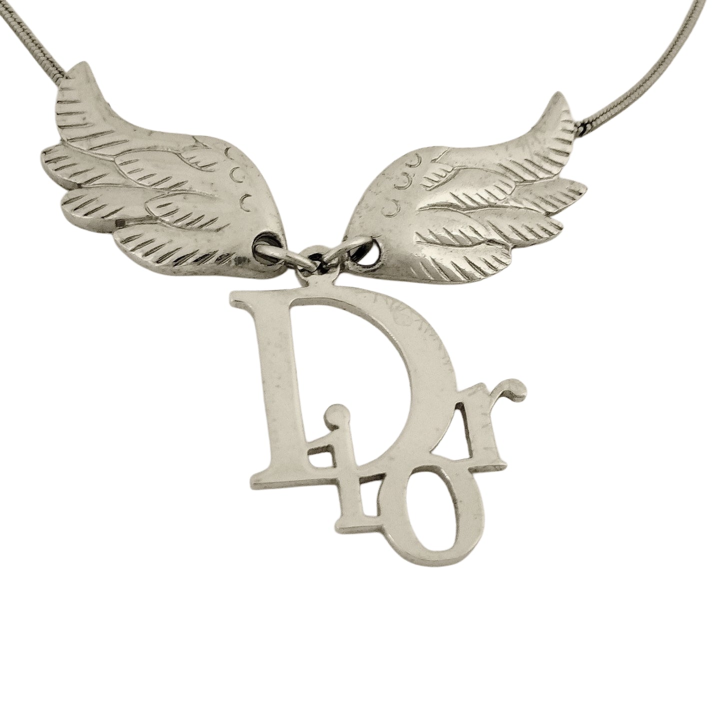 christian dior rare angel wings necklace