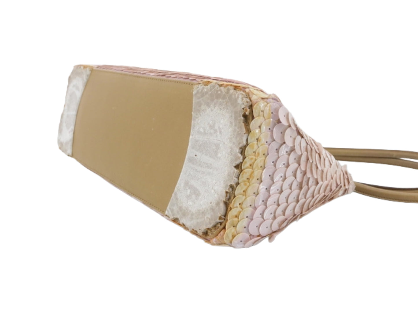 prada rare pink barbie sequin shoulder bag