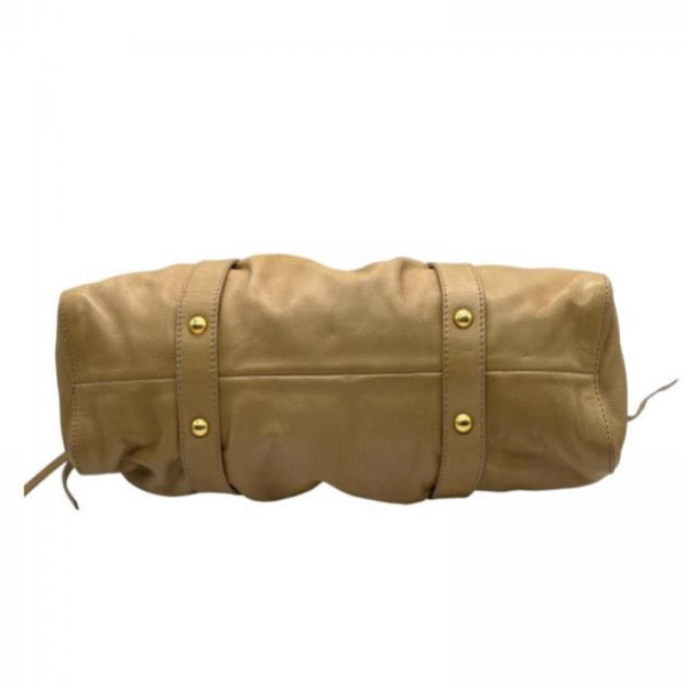 miu miu beige vitello lux bag