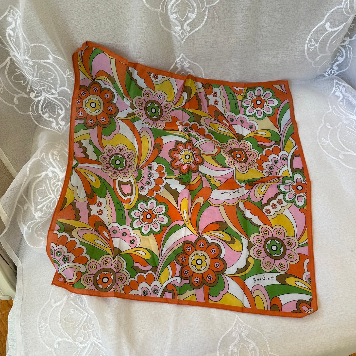 mary quant paisley summer scarf