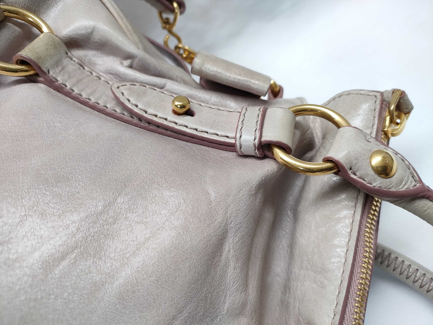 miu miu pale pink girly vitello bag