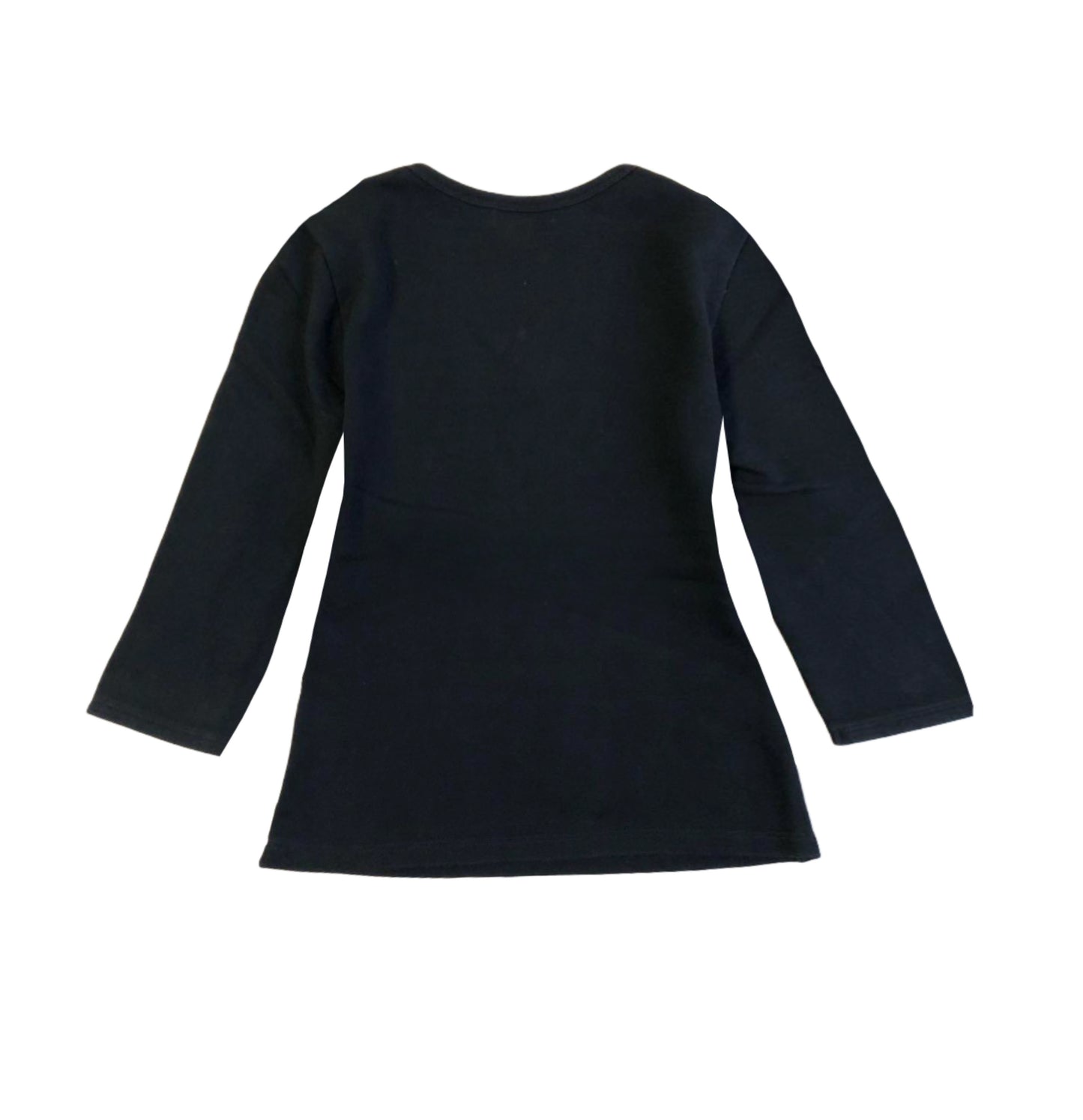 burberry logo flattering v neck top