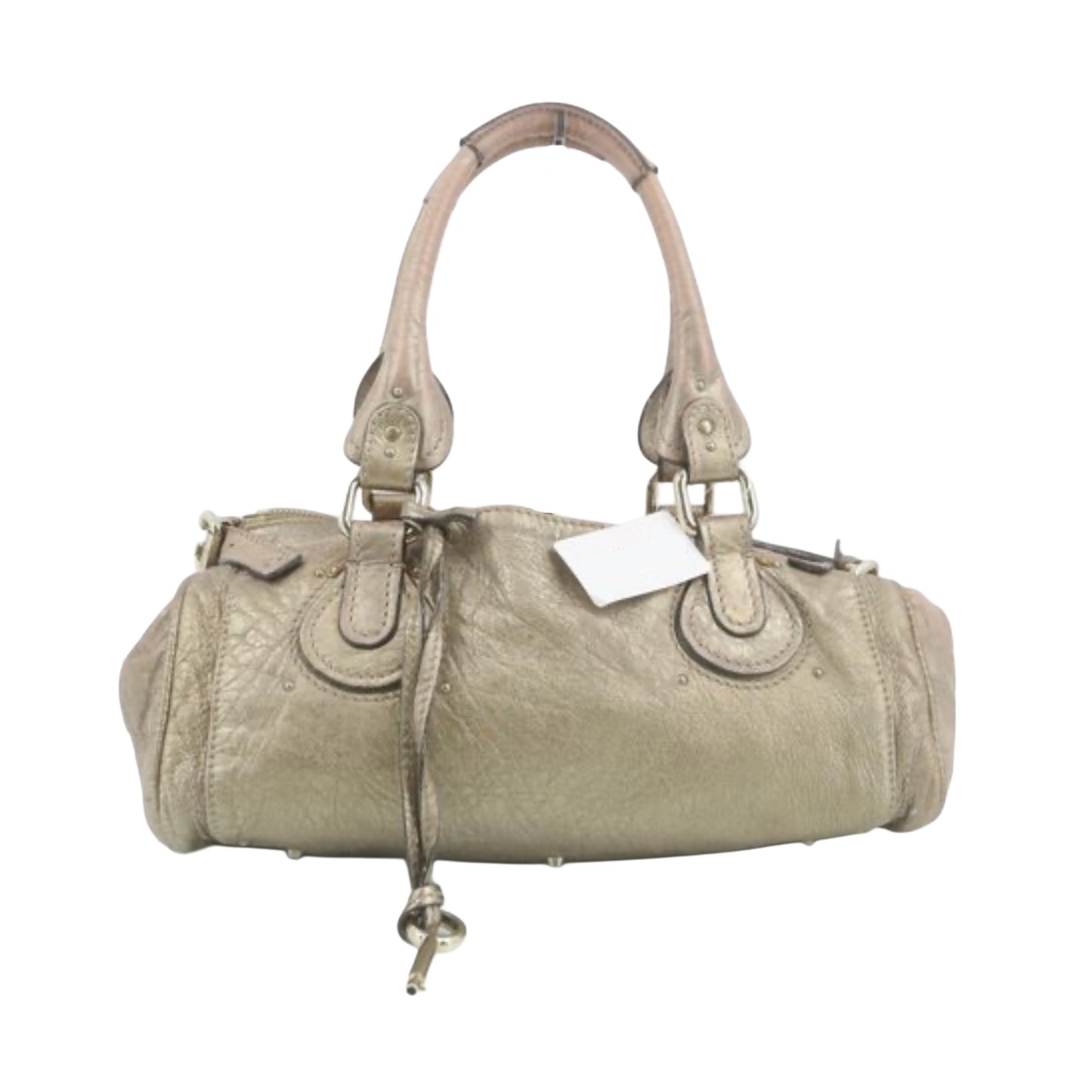 chloé vintage metallic paddington bag