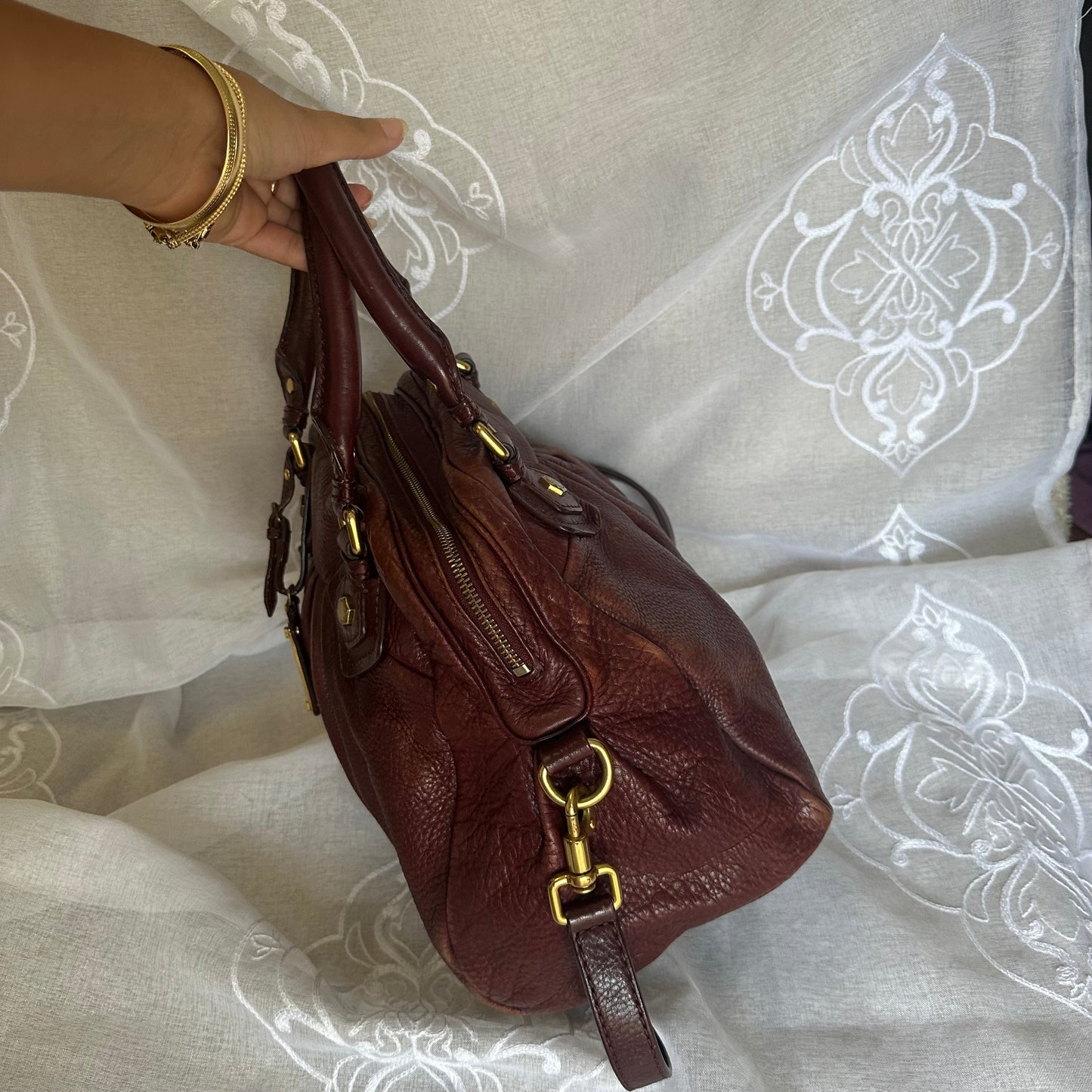 marc by marc jacobs large groovee in chocolate