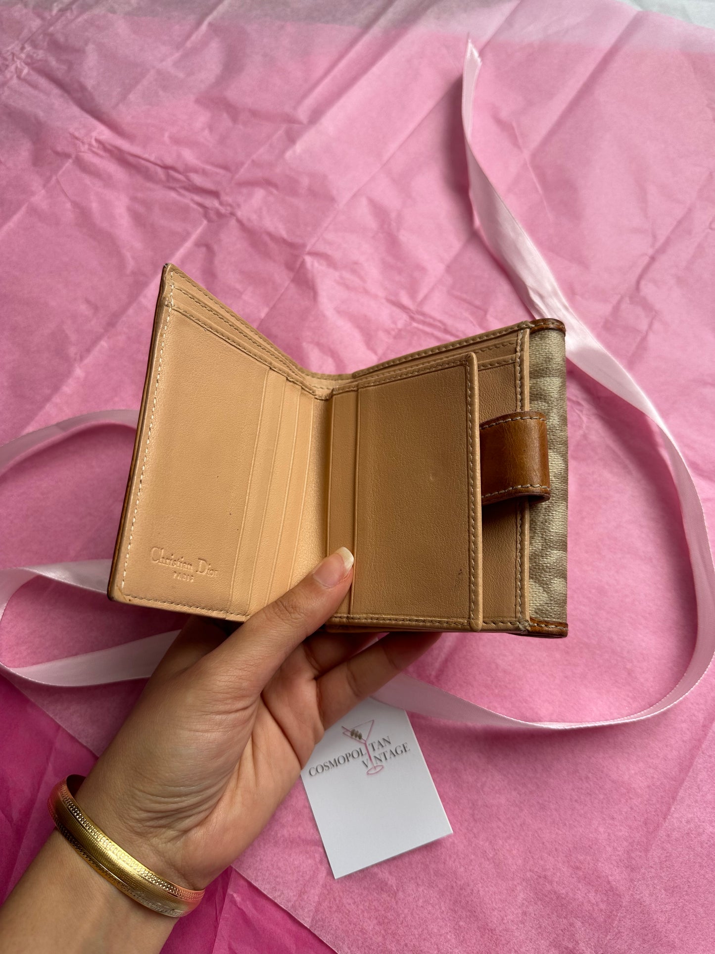 Christian Dior Romantique Diorissimo Bi-Fold Wallet