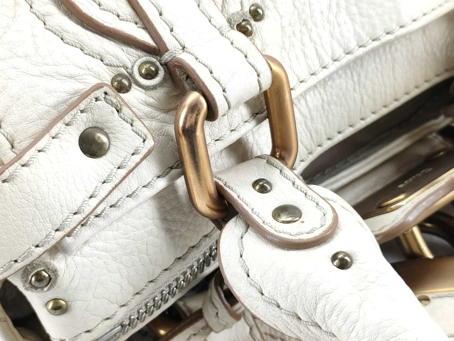 chloé ivory mini paddington