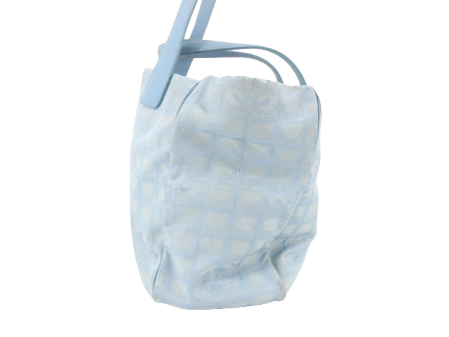 Chanel Baby Blue Travel Line Tote Bag