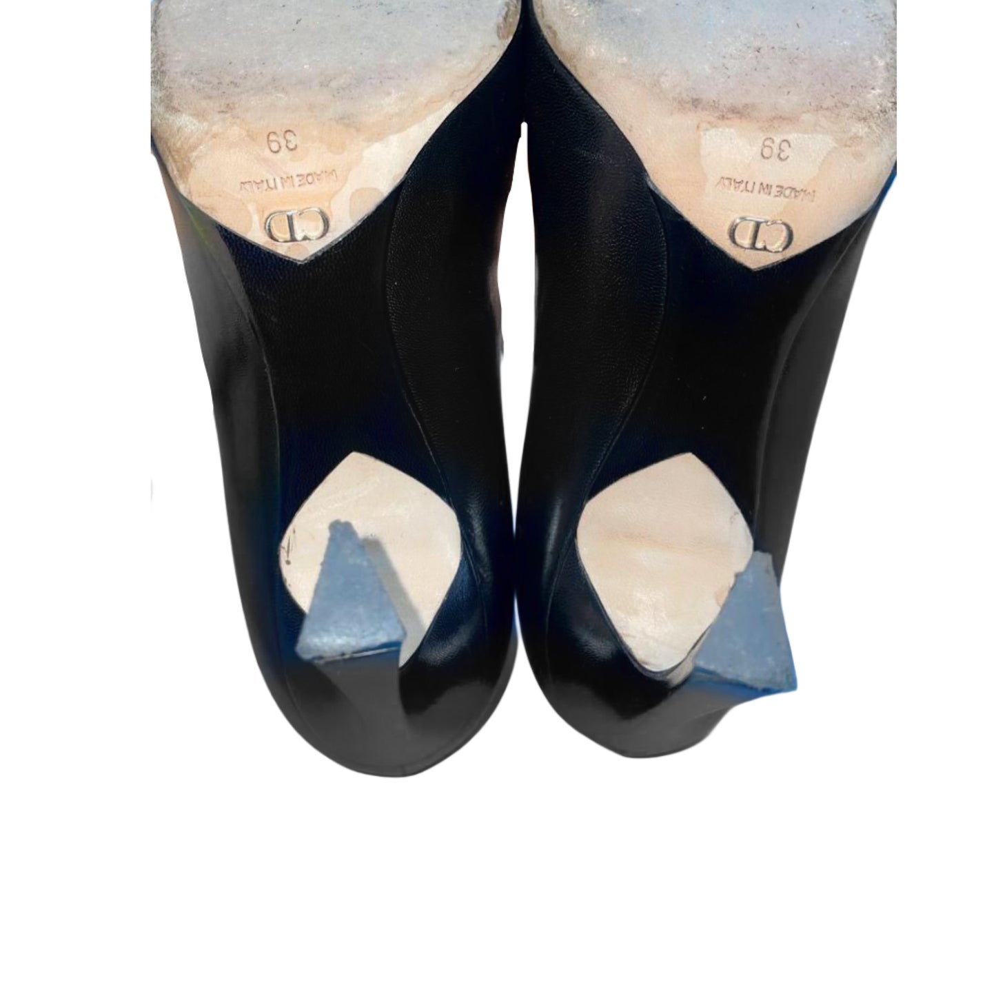 Christian Dior Black Pointed Toe Elegant Pumps (EU 39, USA 8)