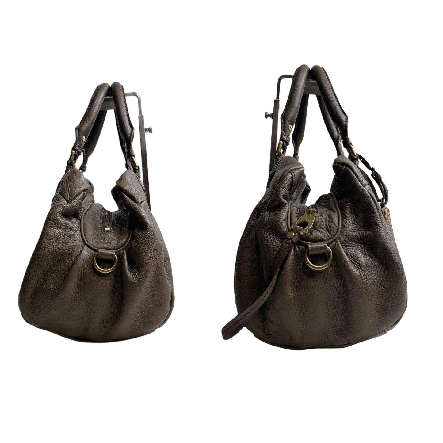 marc by marc jacobs beige large groovee bag