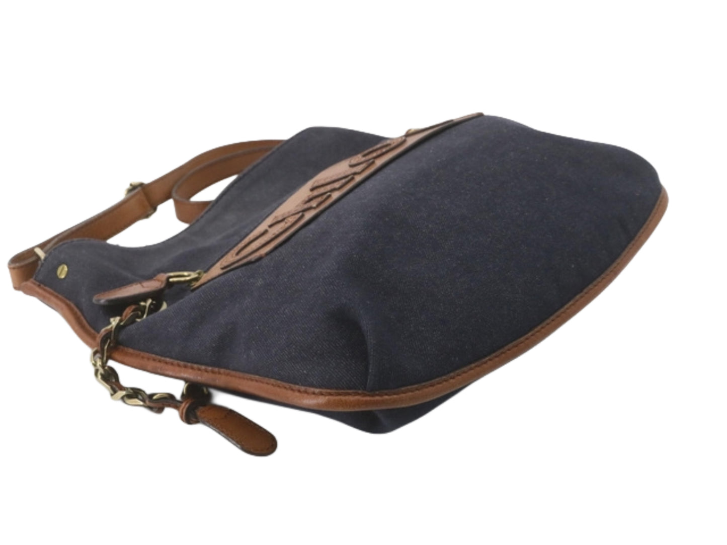 chloé boho denim vintage shoulder bag