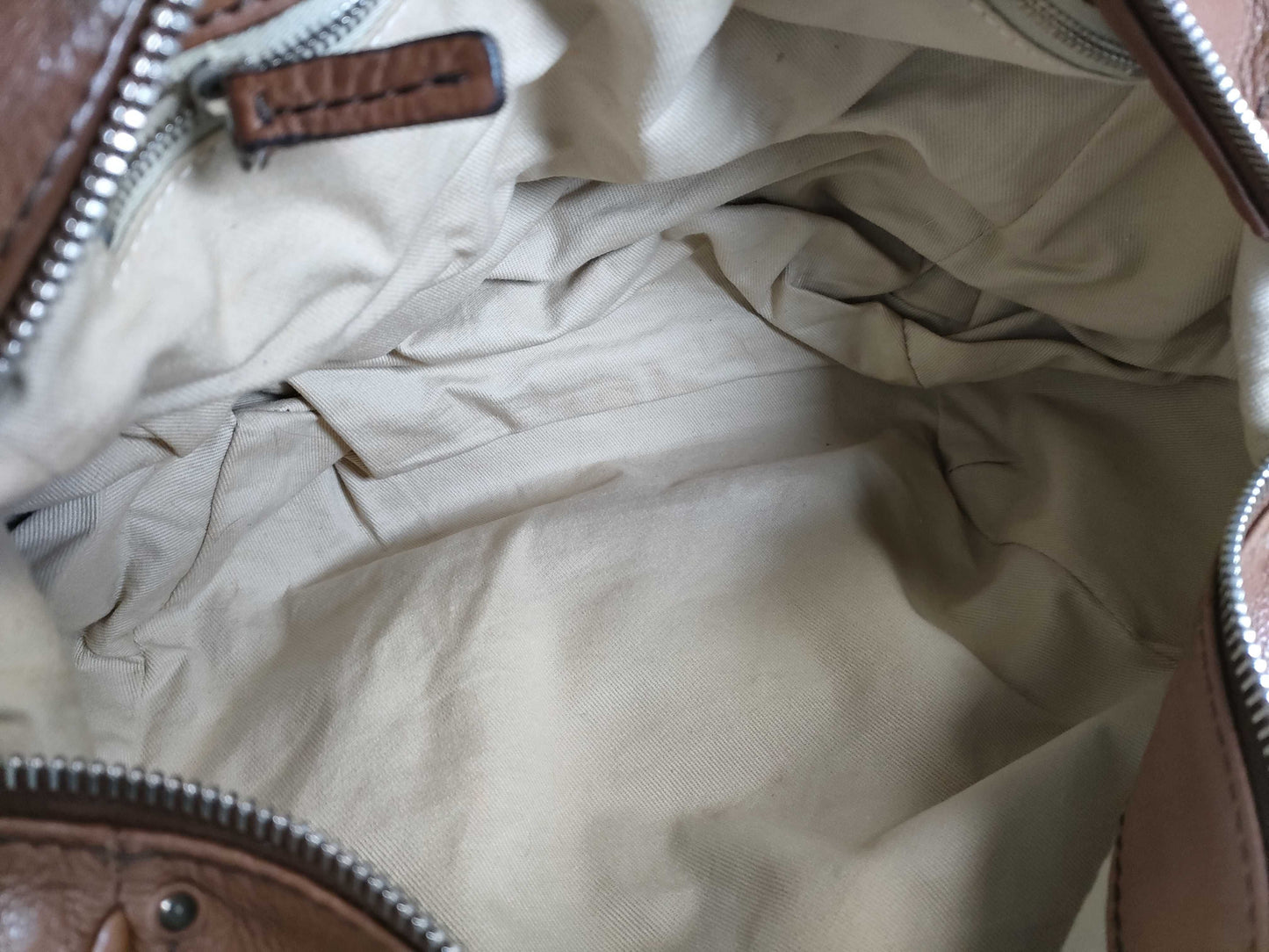 chloé vintage toffee brown paddington bag