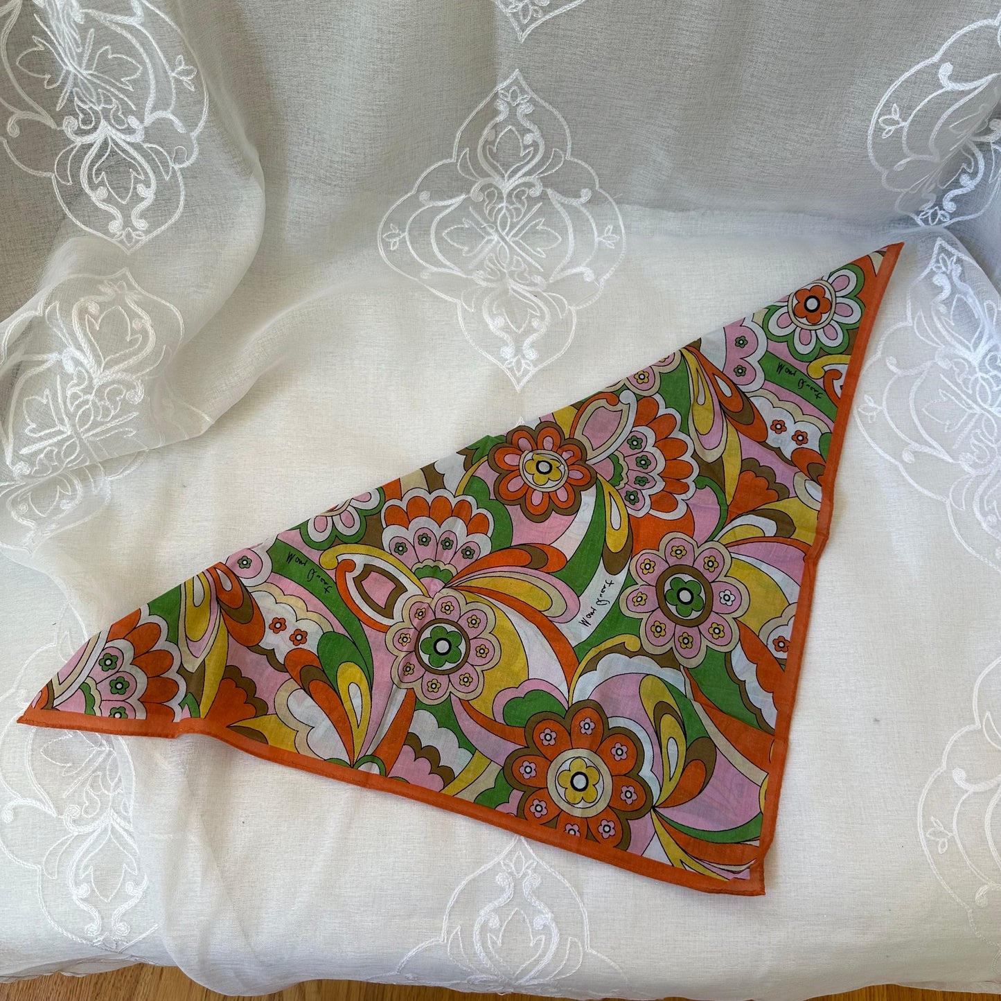 mary quant paisley summer scarf