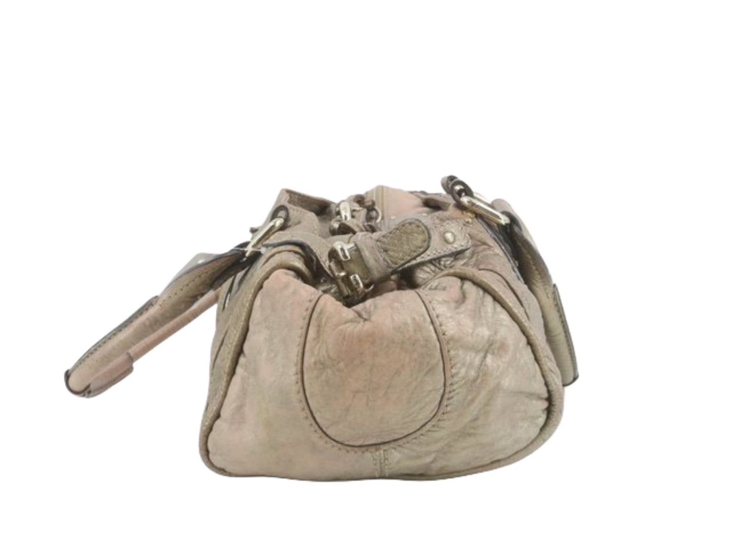chloé vintage metallic paddington bag