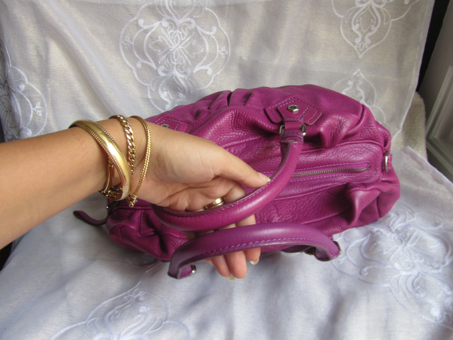 marc by marc jacobs vintage large groovee in magenta