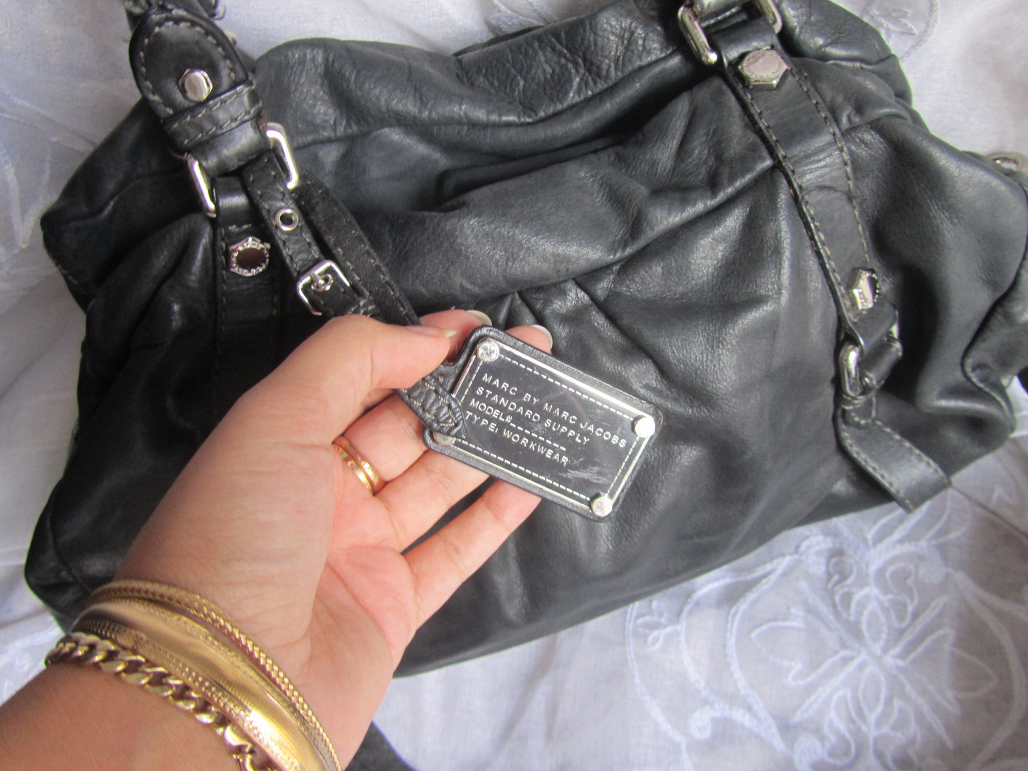 marc by marc jacobs grunge leather bag