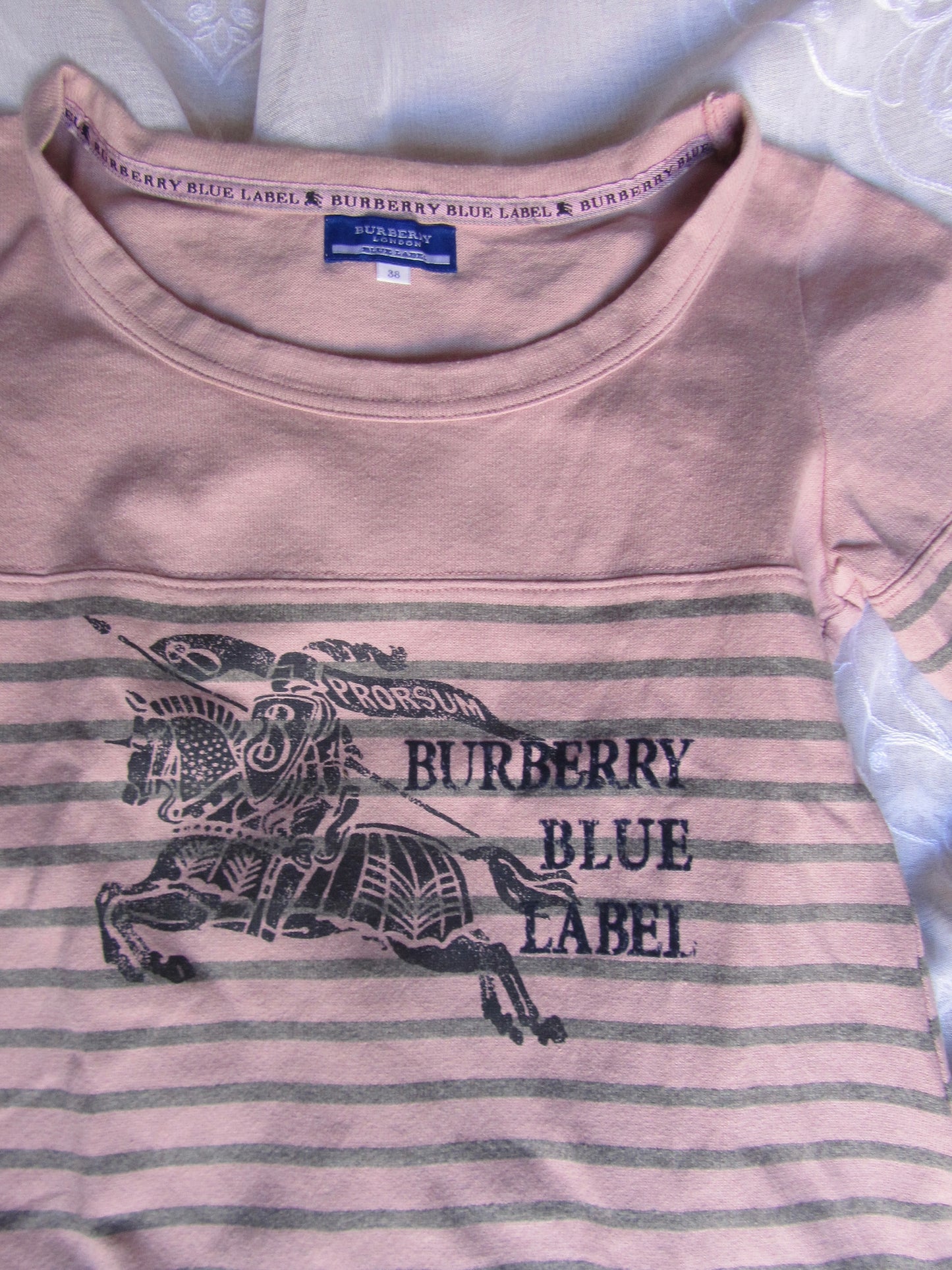 burberry cutesy vintage mini dress in pink