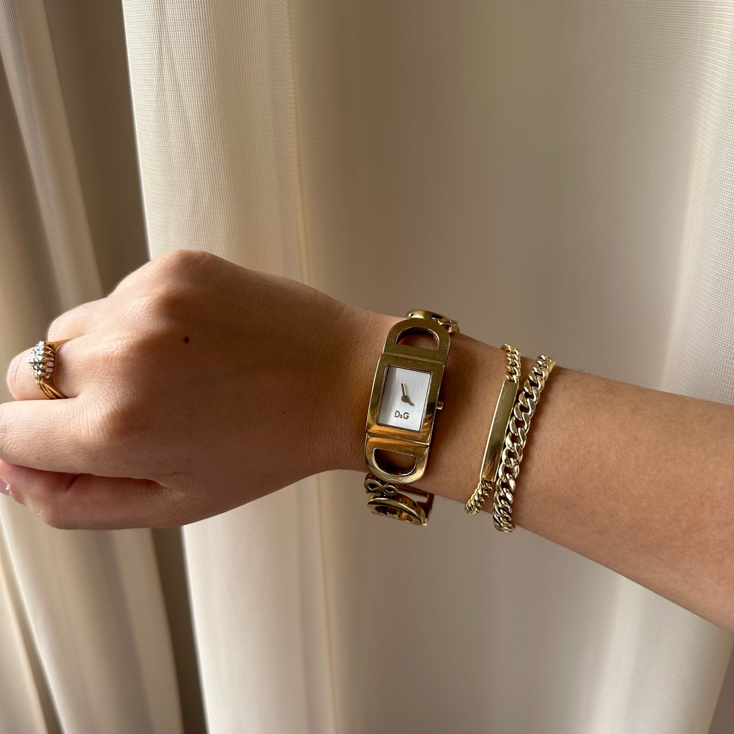 dolce & gabbana gold-tone watch