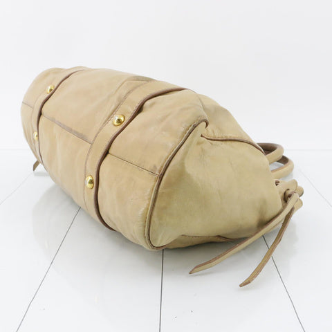 Miu Miu Beige Vitello Bag