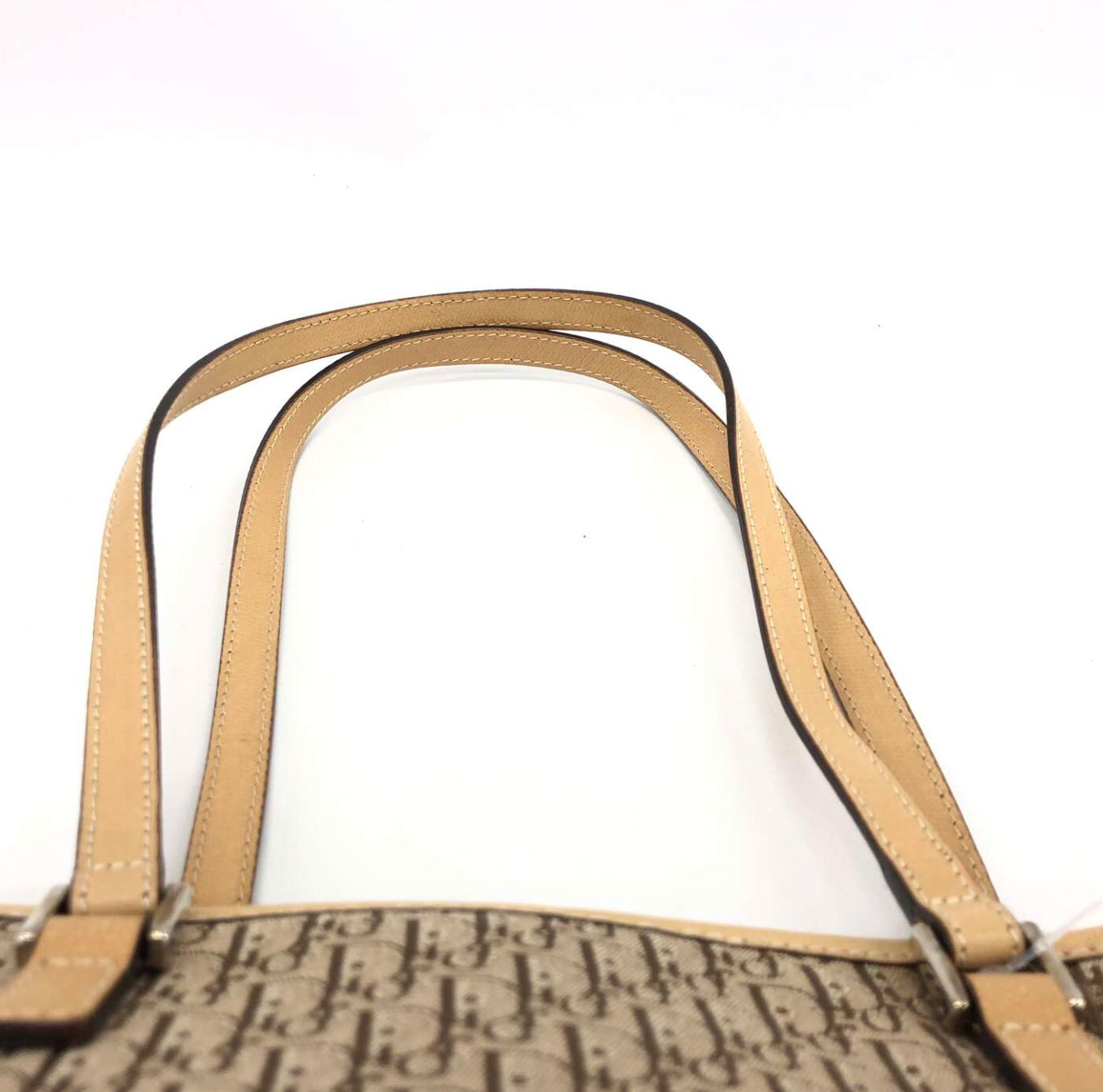 Dior Diorissimo Canvas and Leather Tote Bag