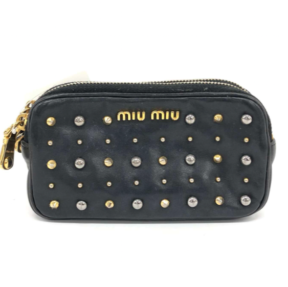 Miu Miu Studded Wristlet