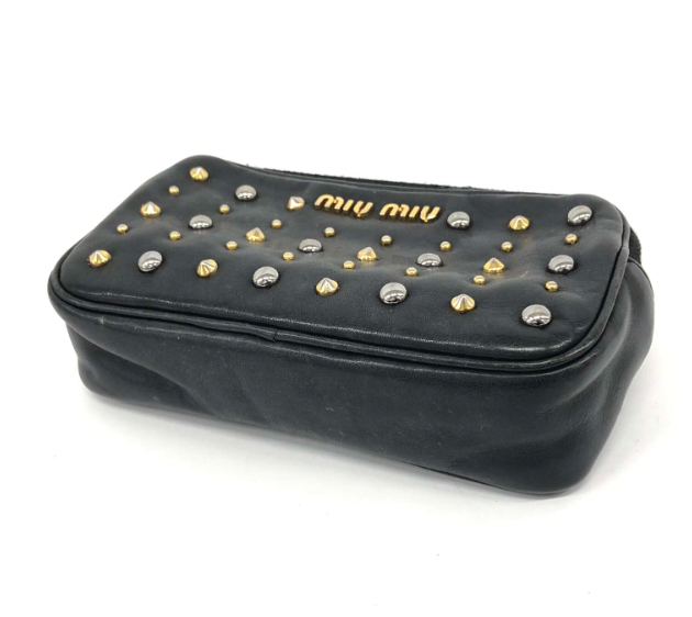 Miu Miu Studded Wristlet