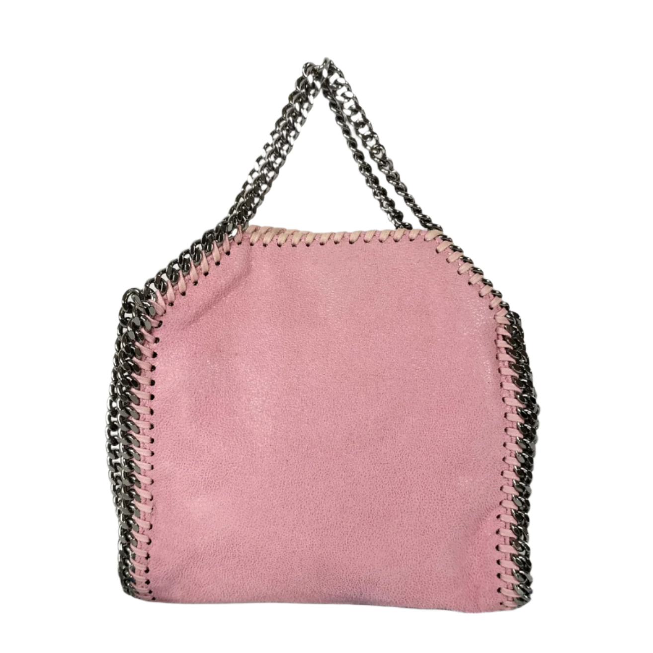 STELLA MCCARTNEY Velvet Falabella Box Shoulder Bag Pink