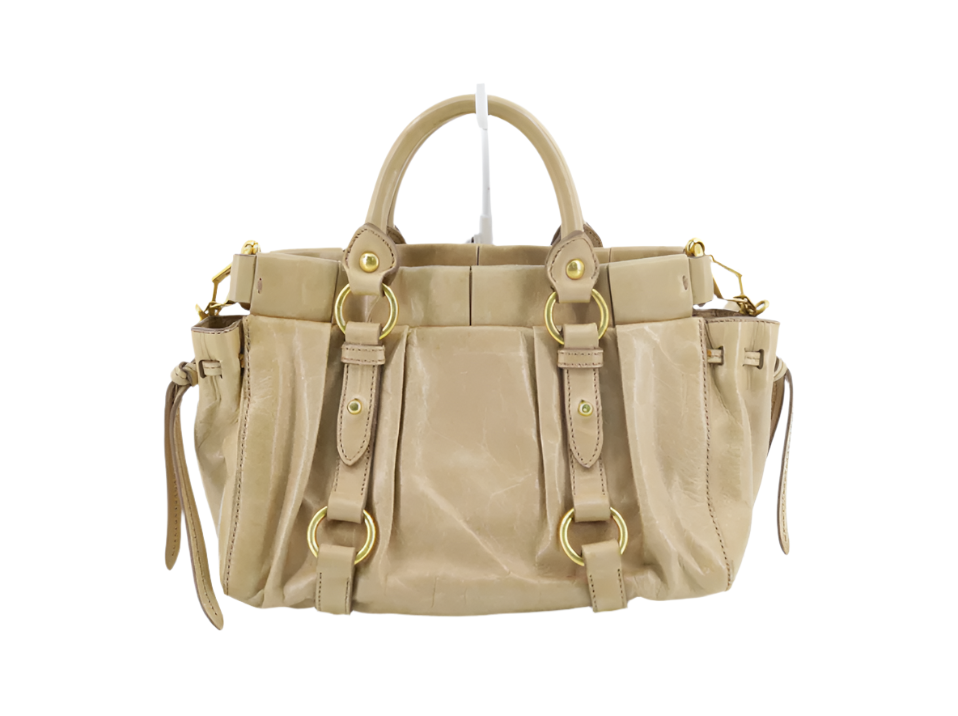 miu miu adorable beige vitello bag