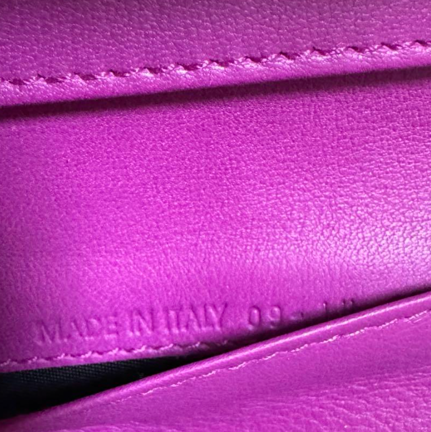 christian dior magenta romantique key wallet