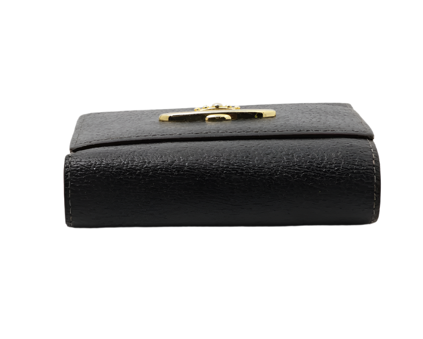 vivienne westwood black orb logo wallet