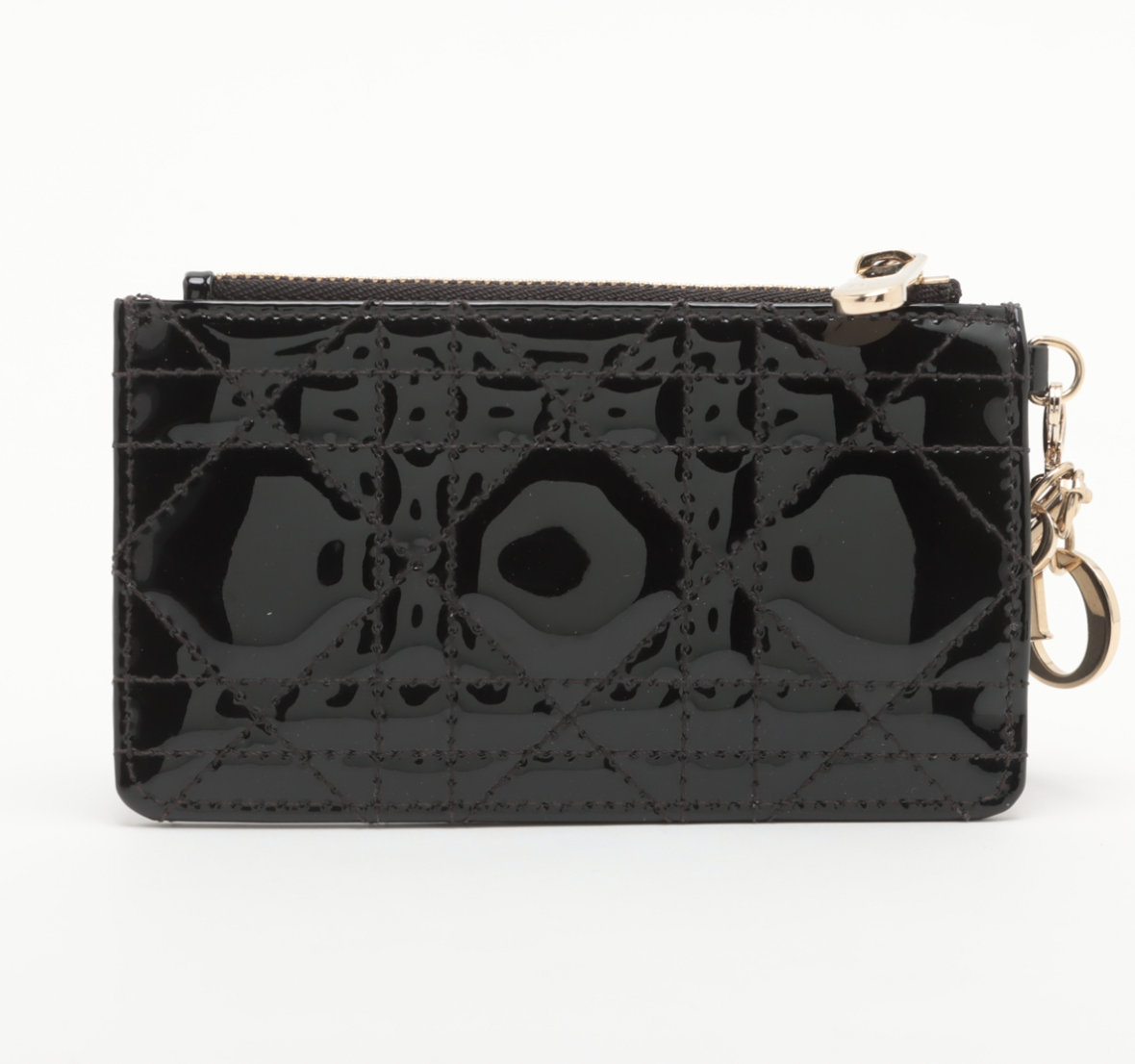 vintage lady dior cannage cardholder wallet
