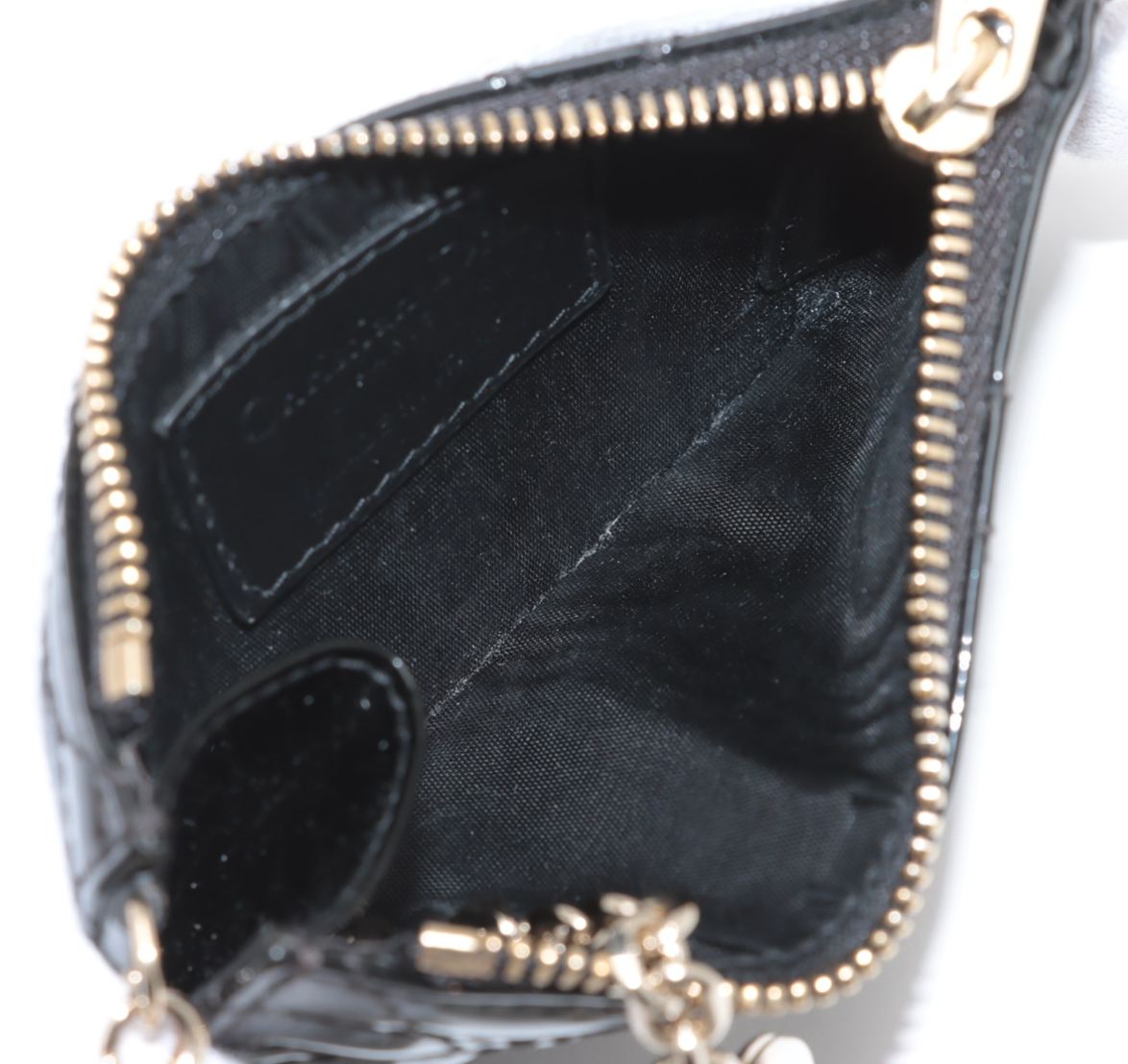 vintage lady dior cannage cardholder wallet