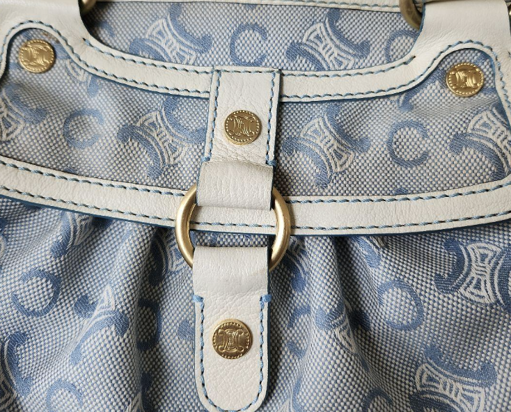 celine baby blue pretty boogie bag