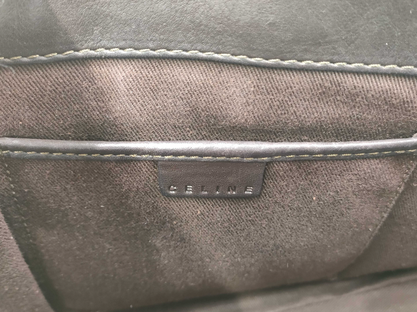 celine dark brown boogie bag
