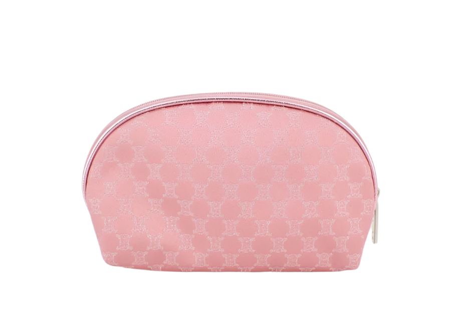 celine light pink cosmetic pouch