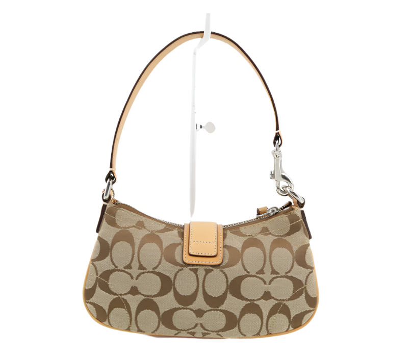 coach soho signature brown bag