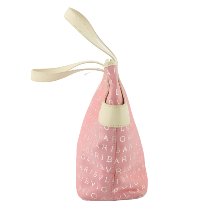 bvlgari pink logomania handbag