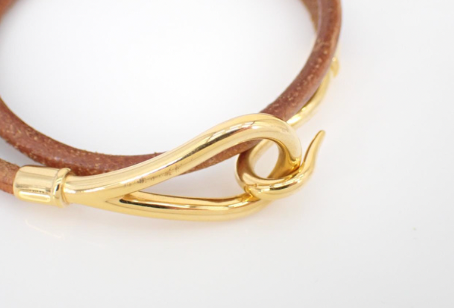 HERMÈS "jumbo" bracelet in brown